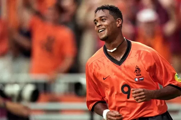 FOTO Patrick Kluivert saat membela timnas belanda 