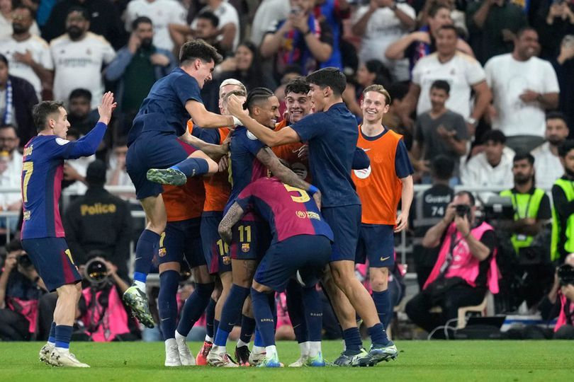 Barcelona berhasil menang 5-2 atas Real Madrid